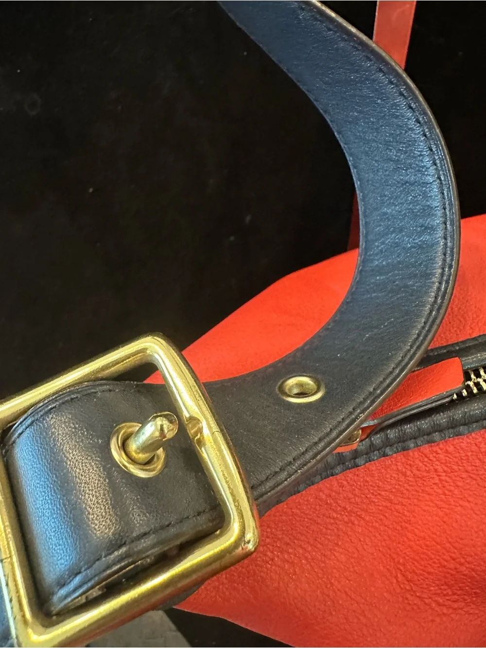 Coach #042 Legacy Colorblock Large Duffel With matching Turnlock wallet